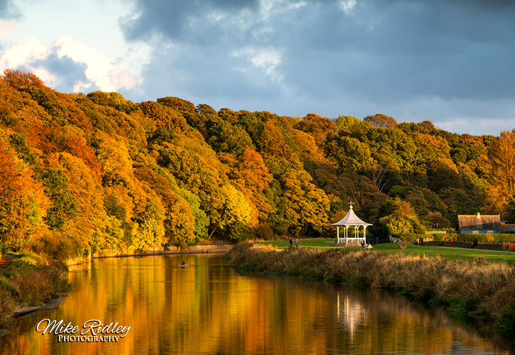 River Wear in Durham City during Autumn season by Mike Ridley